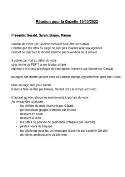 briefing gazette