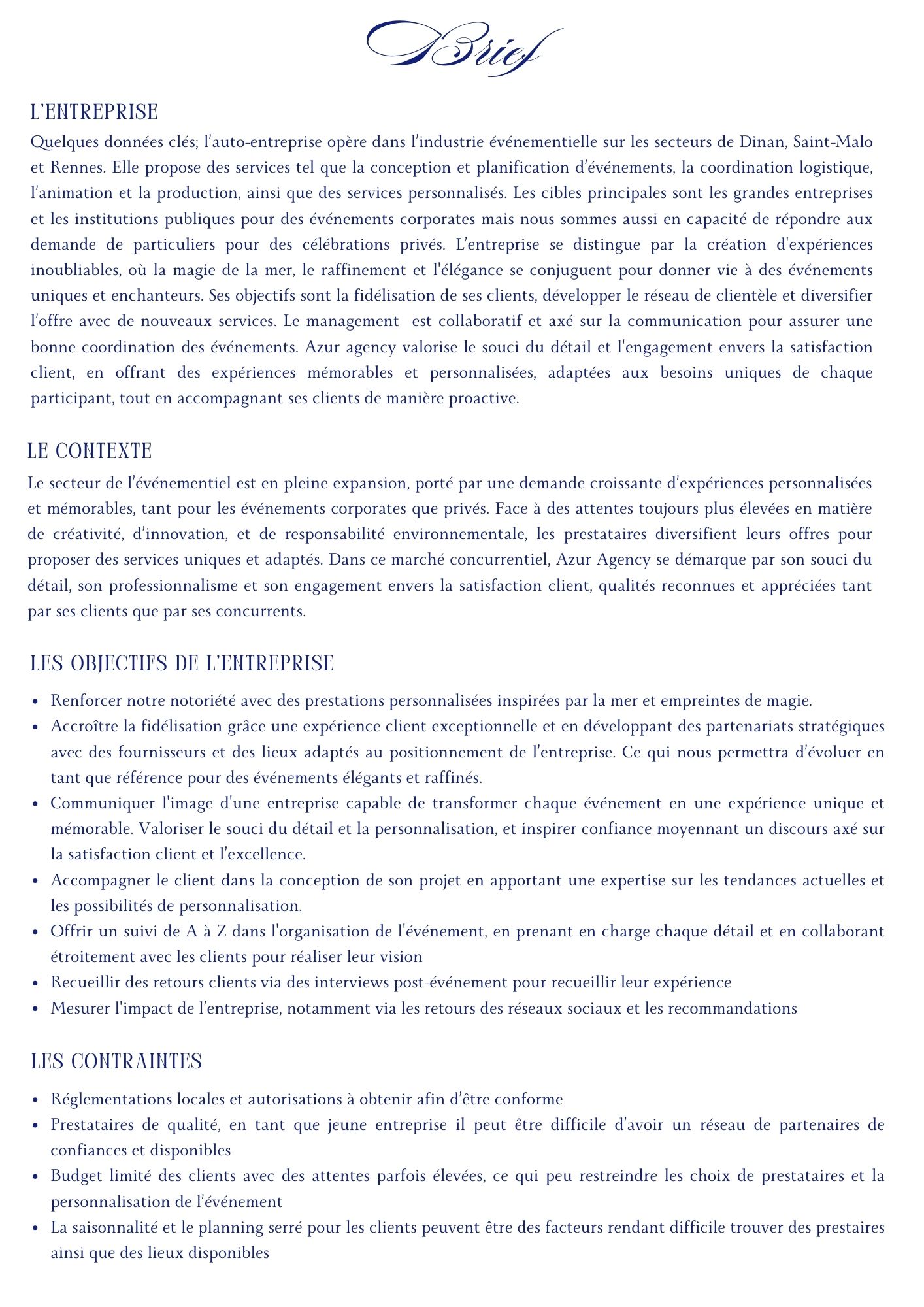 brief azur agency